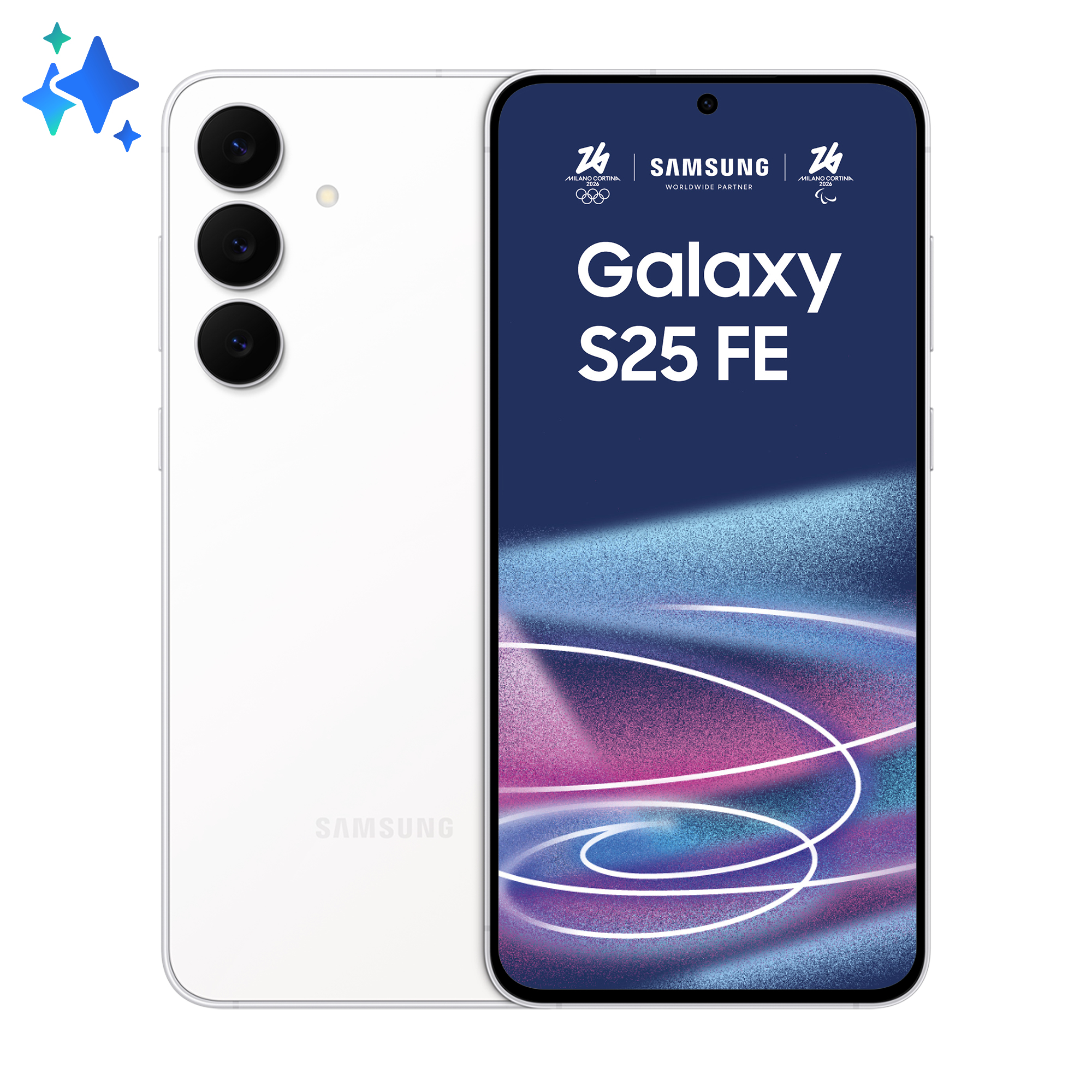 Samsung Galaxy S25 FE 5G Dual-SIM 256 GB, weiß