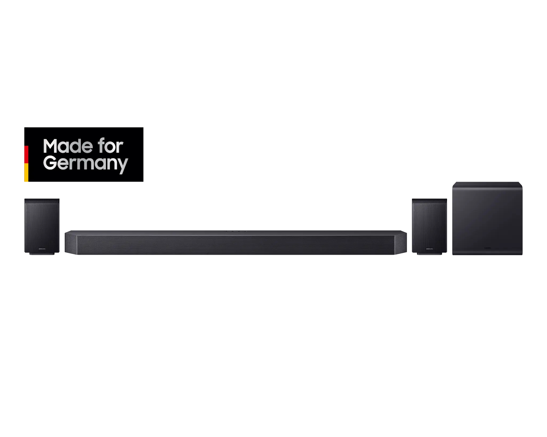 HW-Q995GH Soundbar + Subwoofer + Surround titan schwarz