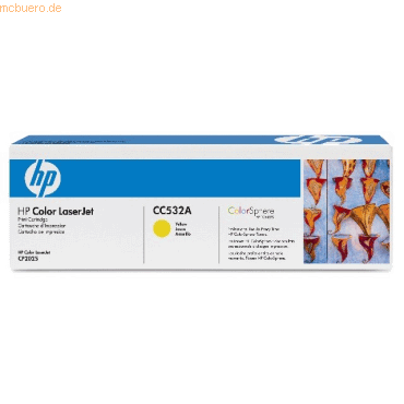Original HP Toner 304A, Einzelpack, gelb