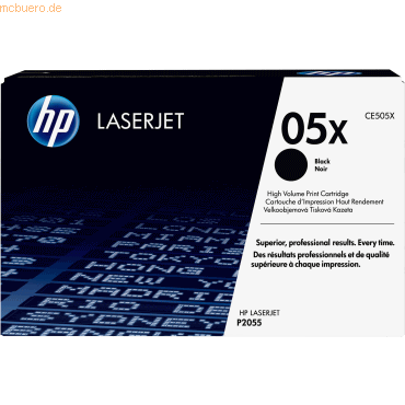 Original HP Toner 05X, Einzelpack, schwarz
