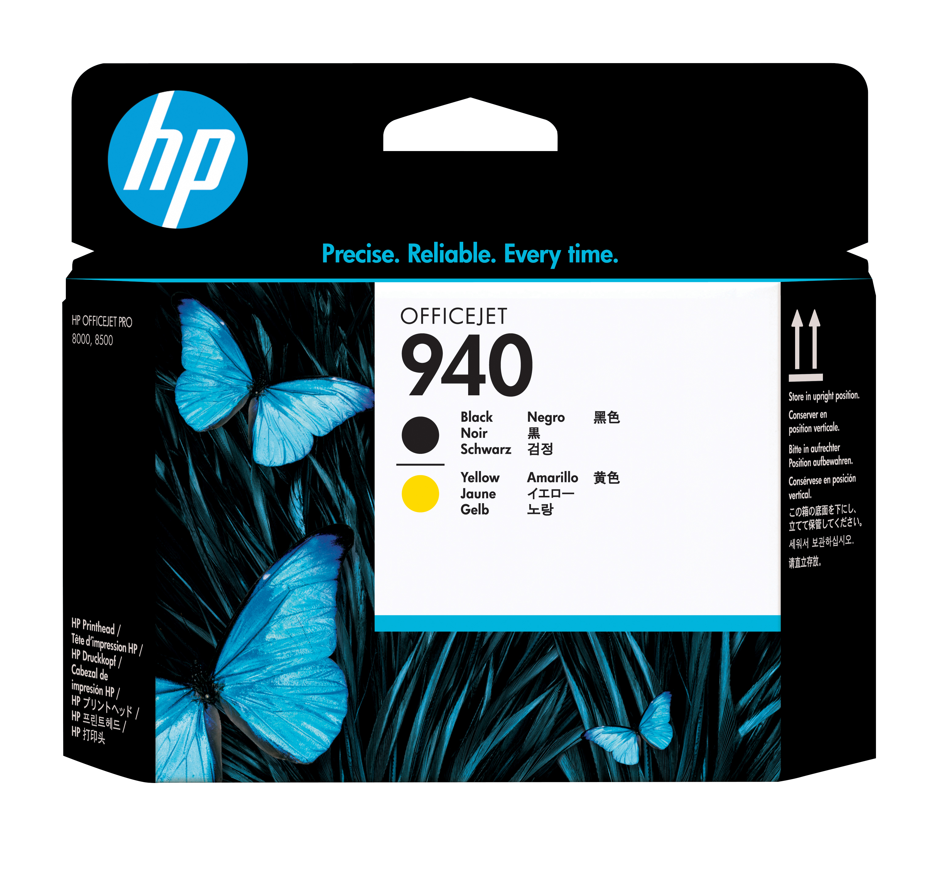 Hewlett Packard HP Druckkopf Nr. 940 C4900A Schwarz/Gelb