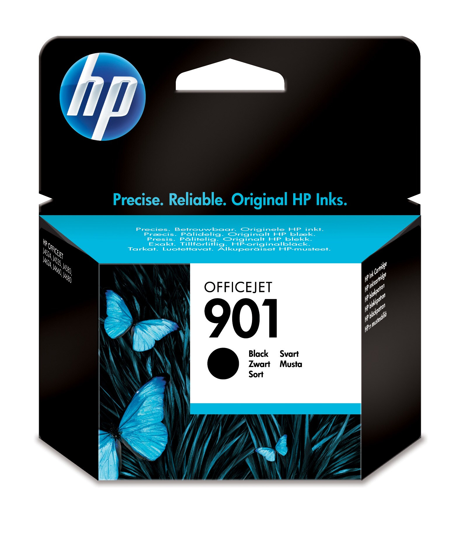 HP Tintenpatrone HP CC653AE schwarz
