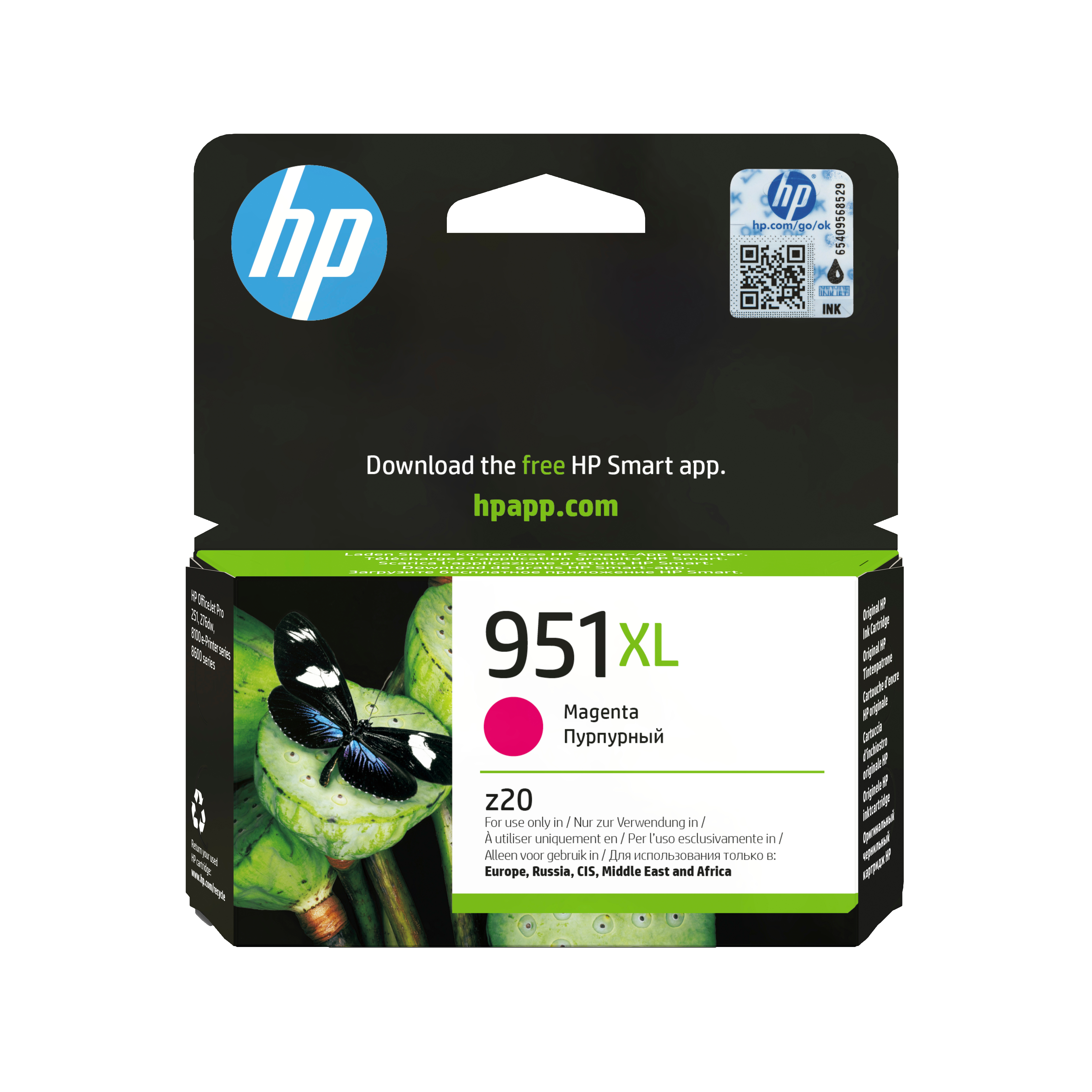 HP Tintenpatrone HP Nr. 951XL CN047AE magenta