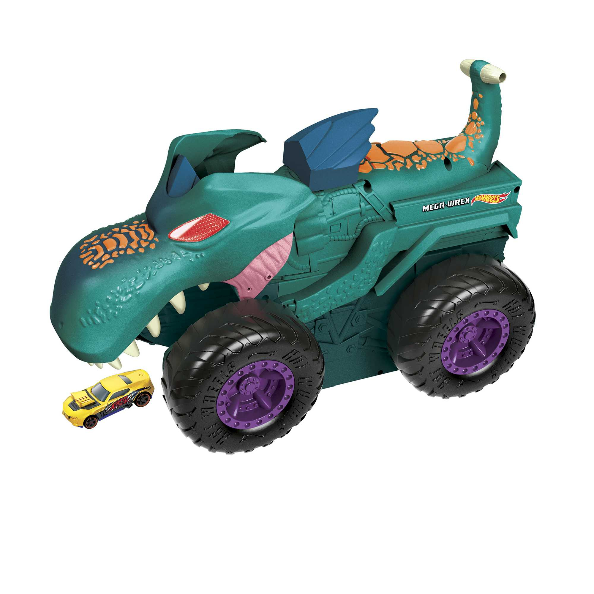 Mattel GYL13 - Hot Wheels - Monstertruck Mega Wrex mit Licht & Sound