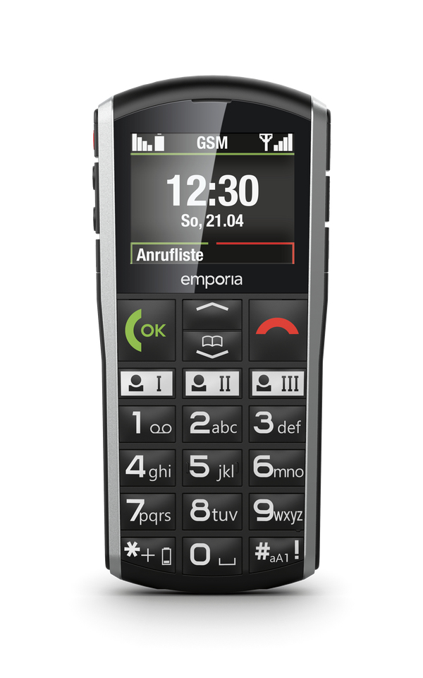Emporia SIMPLICITY 2G, Schwarz - Modell 2025 Handy (Seniorenhandy)