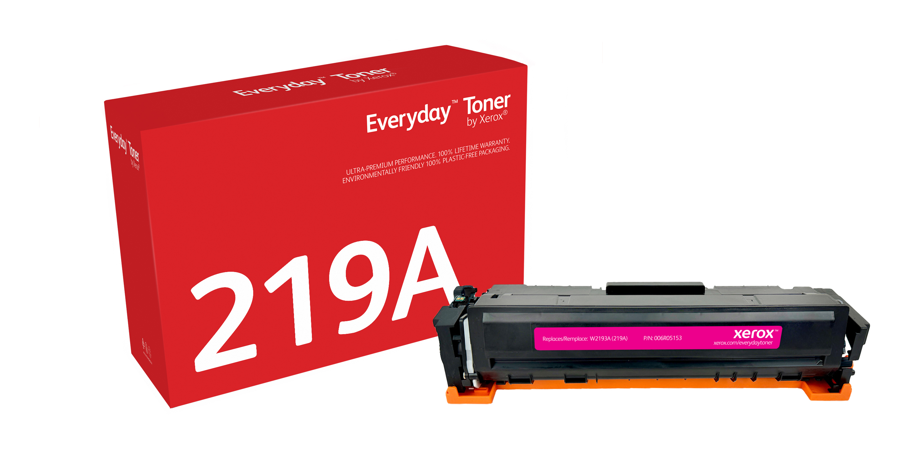 XEROX EVERYDAY MAGENTA TONER REPLACES HP 219A W2193A STANDARD CAPACITY (006R05153)
