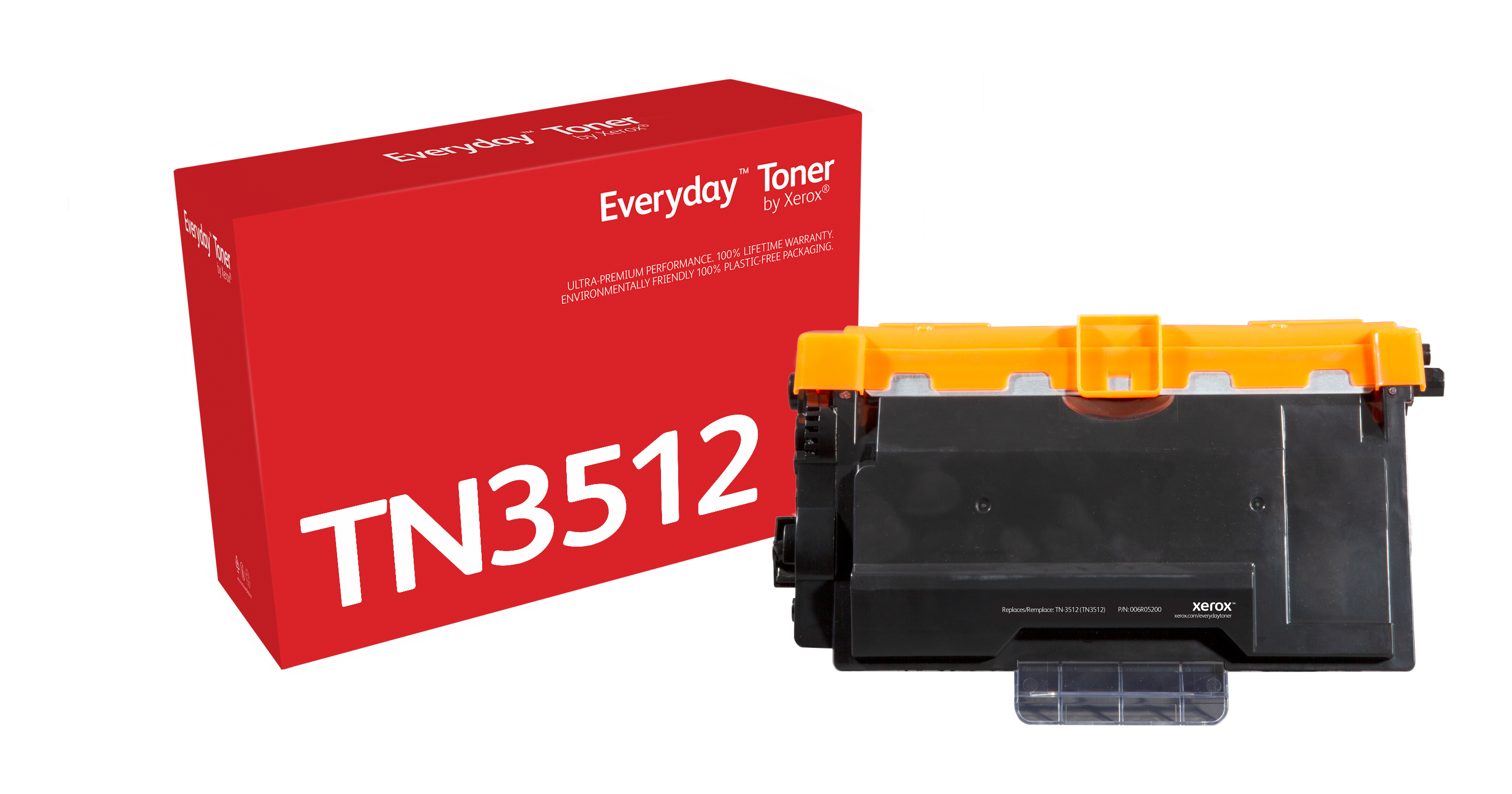 XEROX EVERYDAY BLACK TONER REPLACES BROTHER TN3512 EXTRA HIGH CAPACI (006R05200)