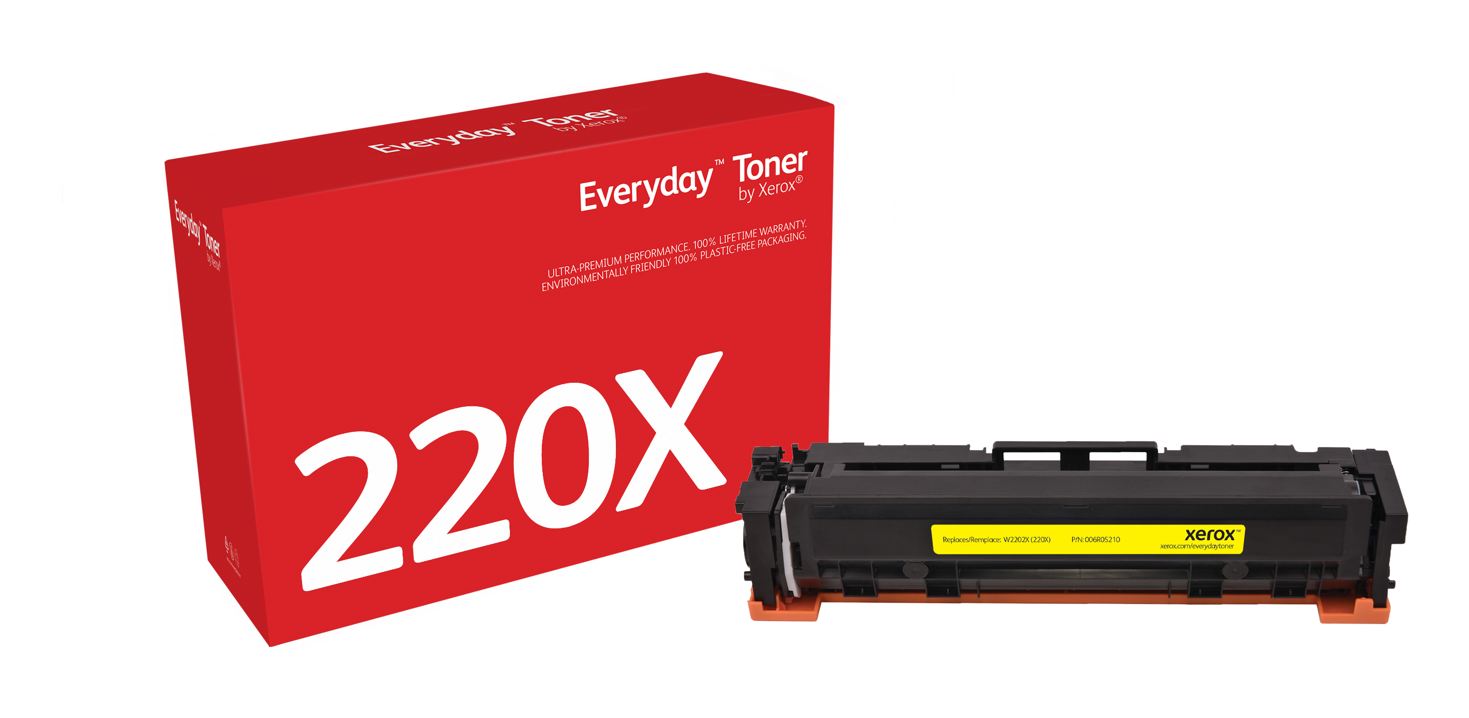 XEROX EVERYDAY YELLOW TONER REPLACES HP 220X (W2202X) HIGH CAPACITY (006R05210)