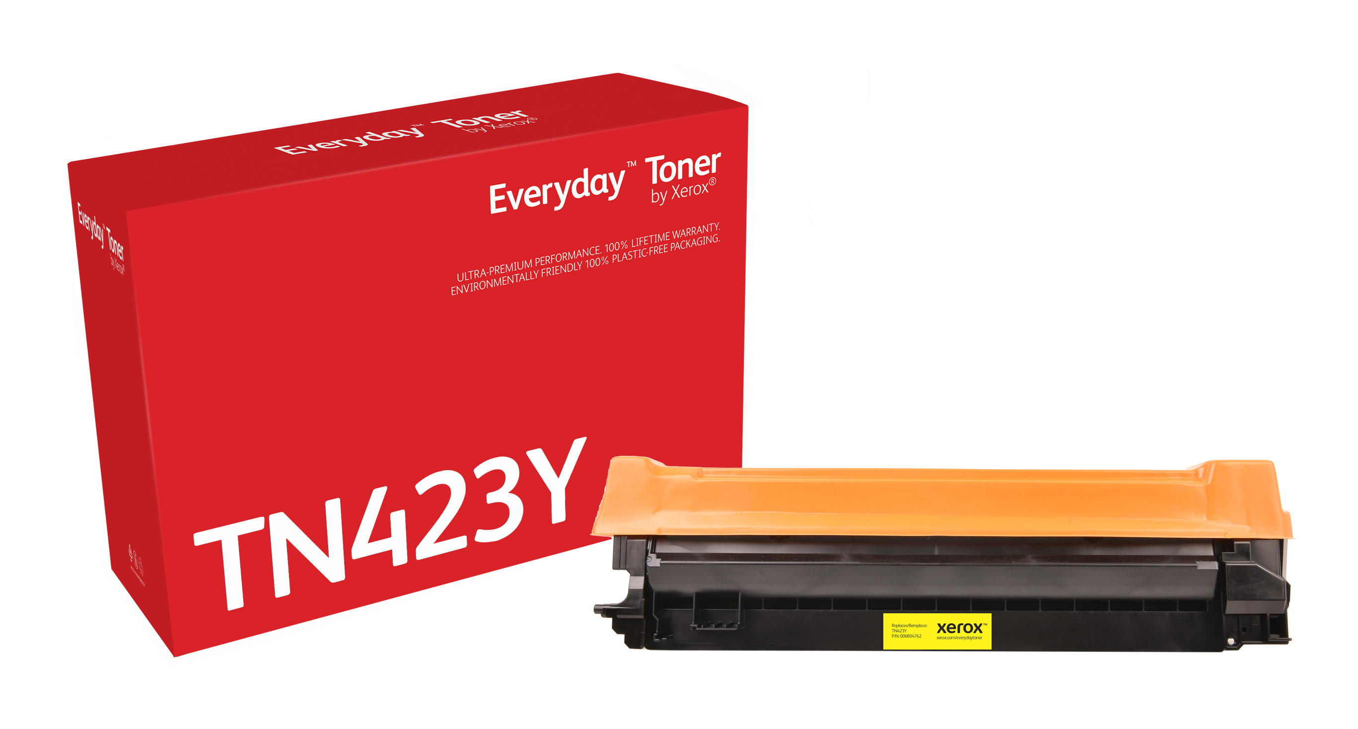 Everyday Gelb Toner von Xerox, kompatibel mit Brother TN-423Y, Hohe Kapazität (006R04762)