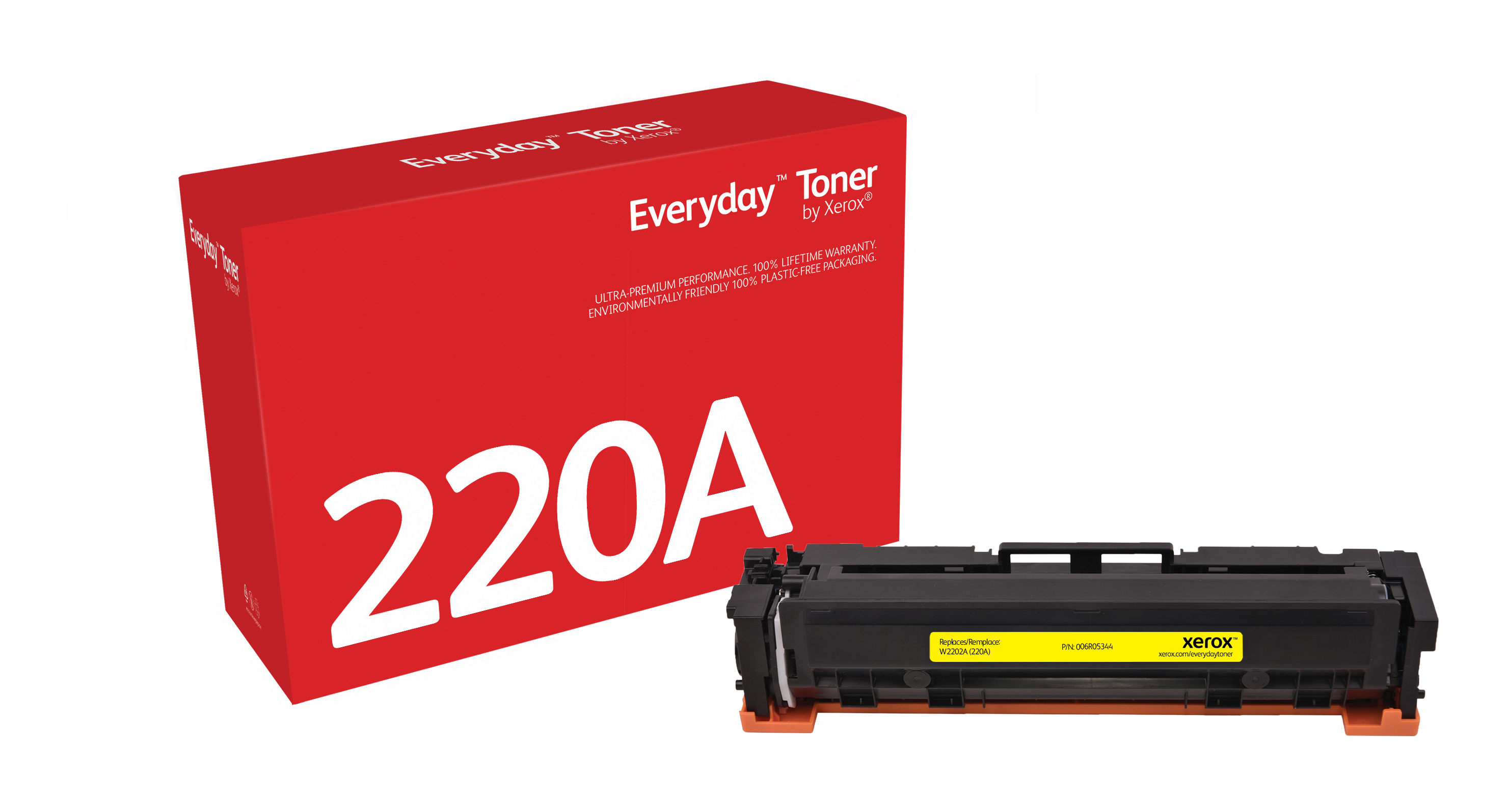 Everyday Gelb Tonermodul von Xerox kompatibel mit HP 220A (W2202A), Standardkapazität (006R05344)