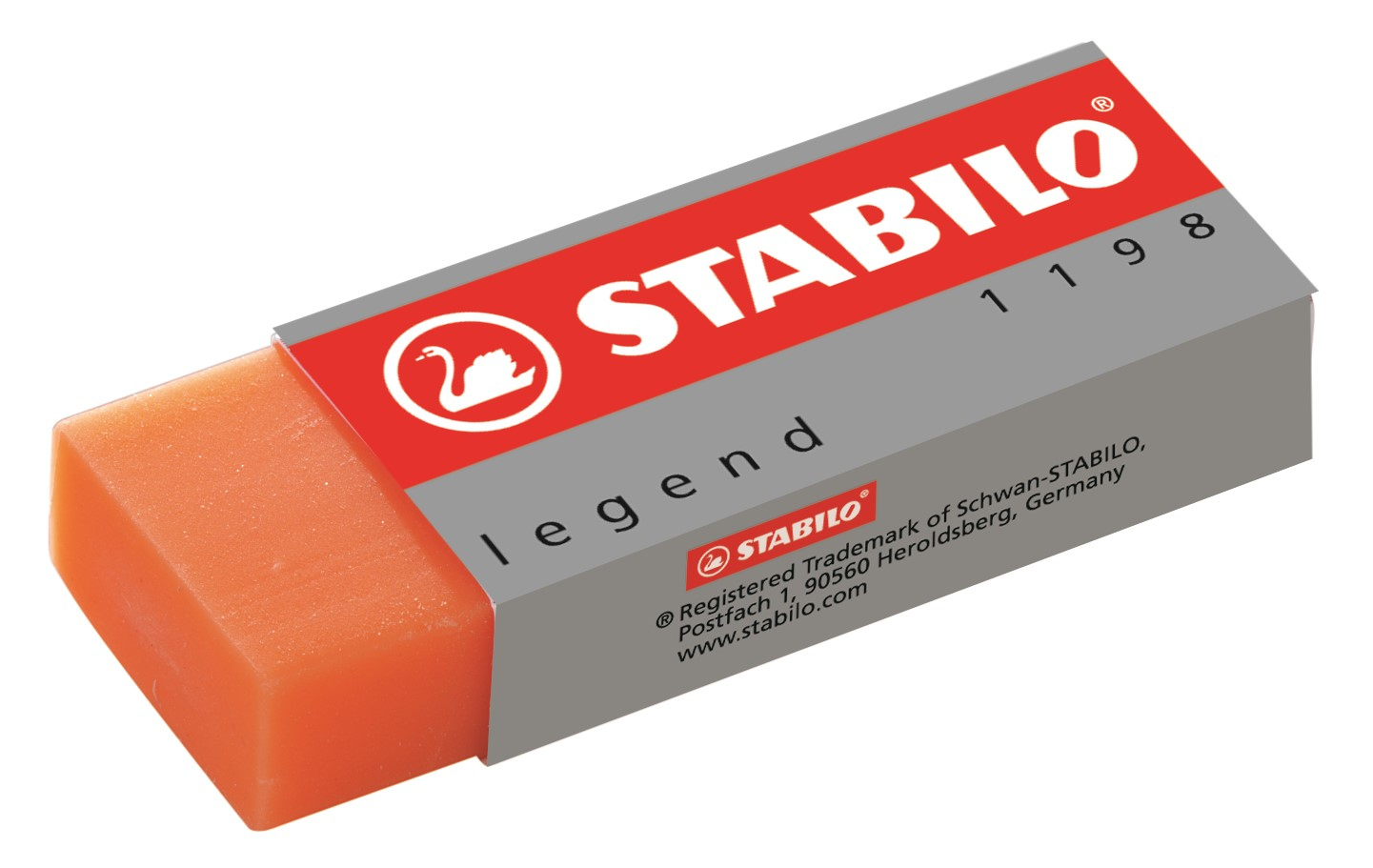 20 x Stabilo Radierer legacy PVC 22x11x62mm farbig sortiert